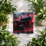 Red Truck 2 Clock Mockup