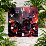 Motorcycle Fury 2 Clock Sublimation Wrap