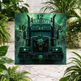 Haunted Truck 3 Clock Sublimation Wrap
