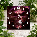 Gothic Skull 2 Clock Sublimation Wrap