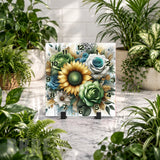 Floral Clock 11 Clock Mockup