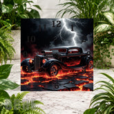 Classic Hotrod 2 Clock Sublimation Wrap