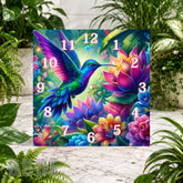 Hummingbird Blossom Clock Sublimation Wrap