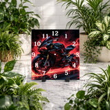 Racing Motorcycle 3 Clock Mockup