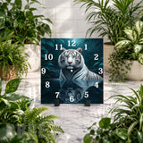 Tiger Reflection 2 Clock Mockup