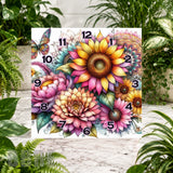 Floral Fantasy 2 Clock Sublimation Wrap