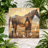 Majestic Horses 7 Clock Sublimation Wrap