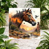 Majestic Horse 8 Clock Sublimation Wrap