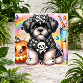 Punk Puppy 2 Clock Sublimation Wrap