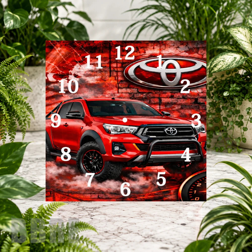 Toyota Truck Clock Sublimation Wrap