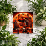 Truck Moon Clock Mockup