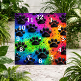 Paw Print Clock Sublimation Wrap