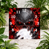 Skull Clock 2 Clock Sublimation Wrap