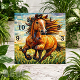 Mosaic Horse Clock Sublimation Wrap