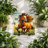 Mosaic Horse Clock Mockup