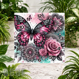 Butterfly Blossom 8 Clock Sublimation Wrap