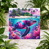 Tropical Turtle Clock Sublimation Wrap