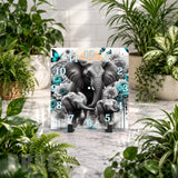 Elephant Family Clock Mockup