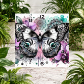 Butterfly Bloom 5 Clock Sublimation Wrap