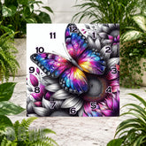 Butterfly Bloom 12 Clock Sublimation Wrap