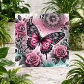 Butterfly Mandala Clock Sublimation Wrap