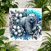 Floral Bear Clock Sublimation Wrap