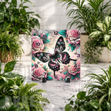 Butterfly Roses 3 Clock Mockup