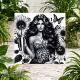 Sunflower Beauty 2 Clock Sublimation Wrap