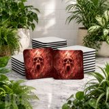 Flaming Skull Mockup Image