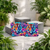 Vibrant Tiger Mockup Image
