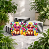 Floral Cow 2 Mockup Image