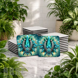 Teal Horseshoe Mockup Image