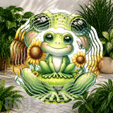 Frog Sunflowers Mockup