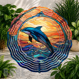 Dolphin Sunset 4 Mockup