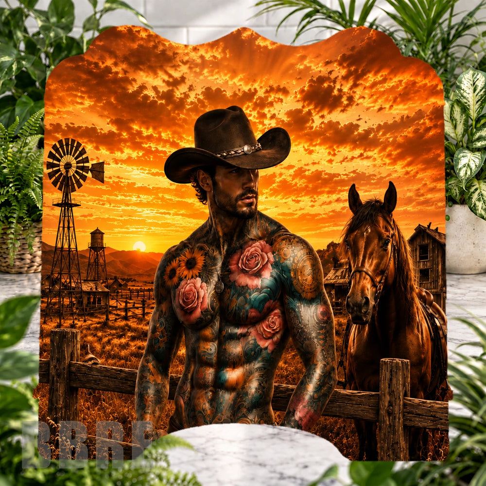 Sunset Cowboy IPad Transfer