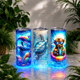 Blue Glow Mockup