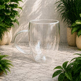12 OZ Snowglobe Tumbler with Handle