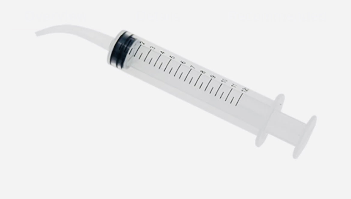 Curved Syringe 12 ml Blanks By Rhinestone Empire