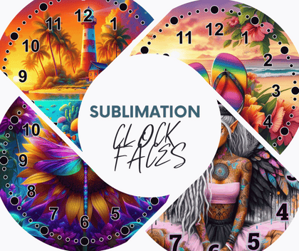 Sublimation Clock Face