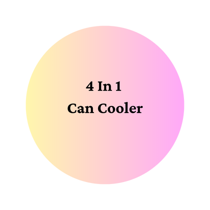 4 In 1 Can Cooler Sublimation Wrap
