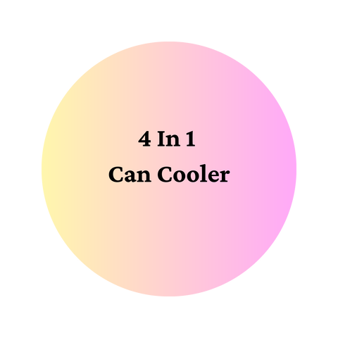 4 In 1 Can Cooler Sublimation Wrap