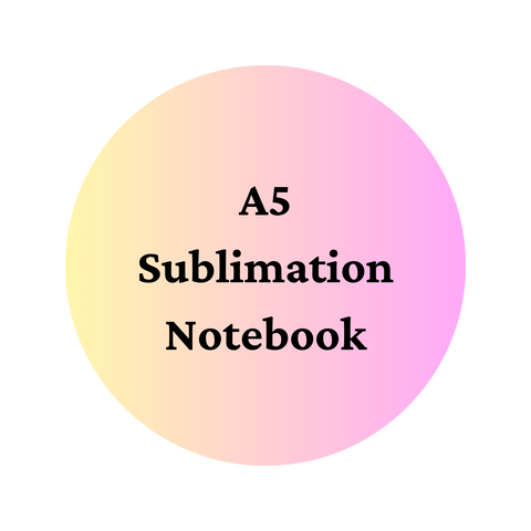 A5 Sublimation Notebook Wraps