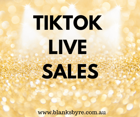 tiktok live sales