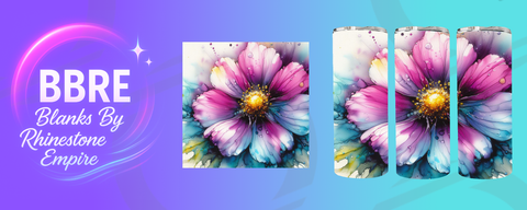 Floral 15 OZ Sublimation Print