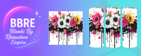 Floral 15 OZ Sublimation Print