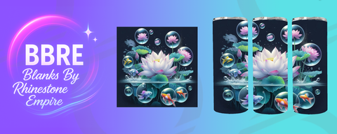 Floral 15 OZ Sublimation Print