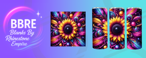 Floral 15 OZ Sublimation Print