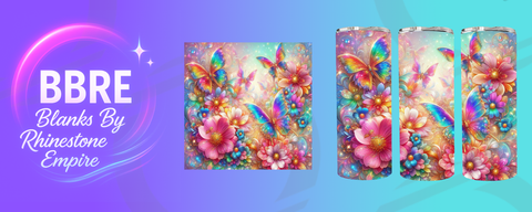 Floral 15 OZ Sublimation Print