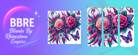 Floral 20 OZ Sublimation Print