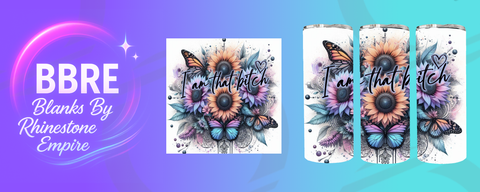 Floral 20 OZ Sublimation Print